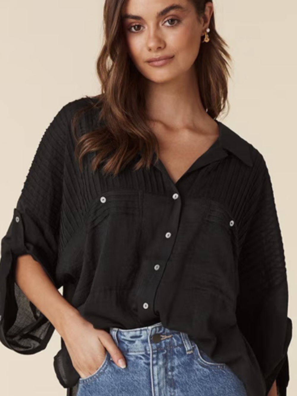 Spell Linda Blouse - Black - L